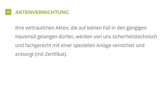 Aktenvernichtung bei  Attenkirchen