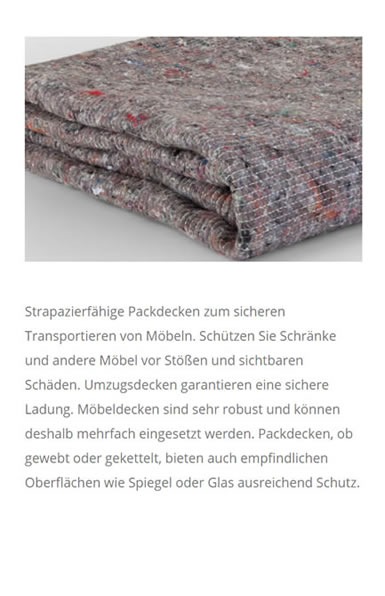 Packdecken 